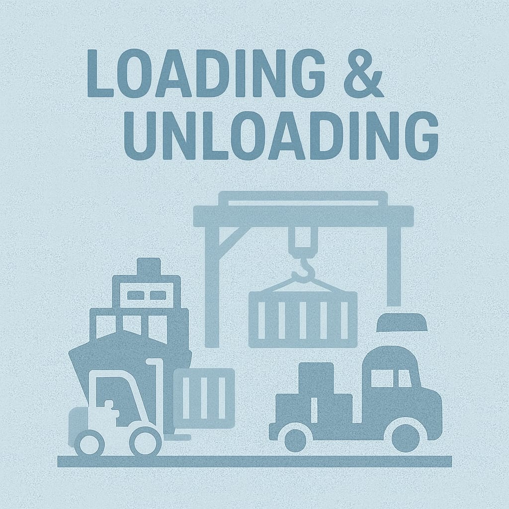 Loading and unloading management